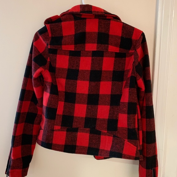 Hot topic plaid flannel moto jacket - Picture 4 of 4